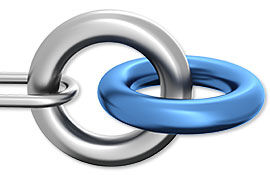 Jump ring linked to first ring